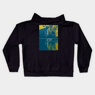 Green Lagoon - Landscape Kids Hoodie